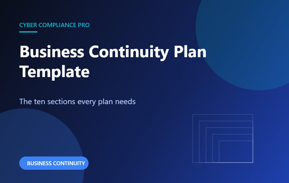 Business continuity plan template guide for Australian organisations