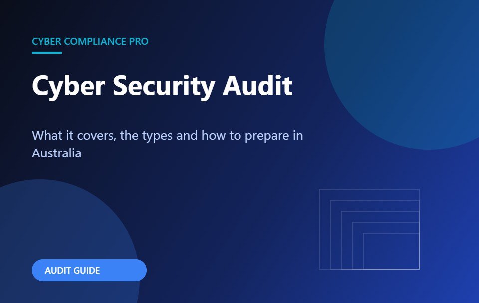 Cyber security audit guide covering scope, types and preparation