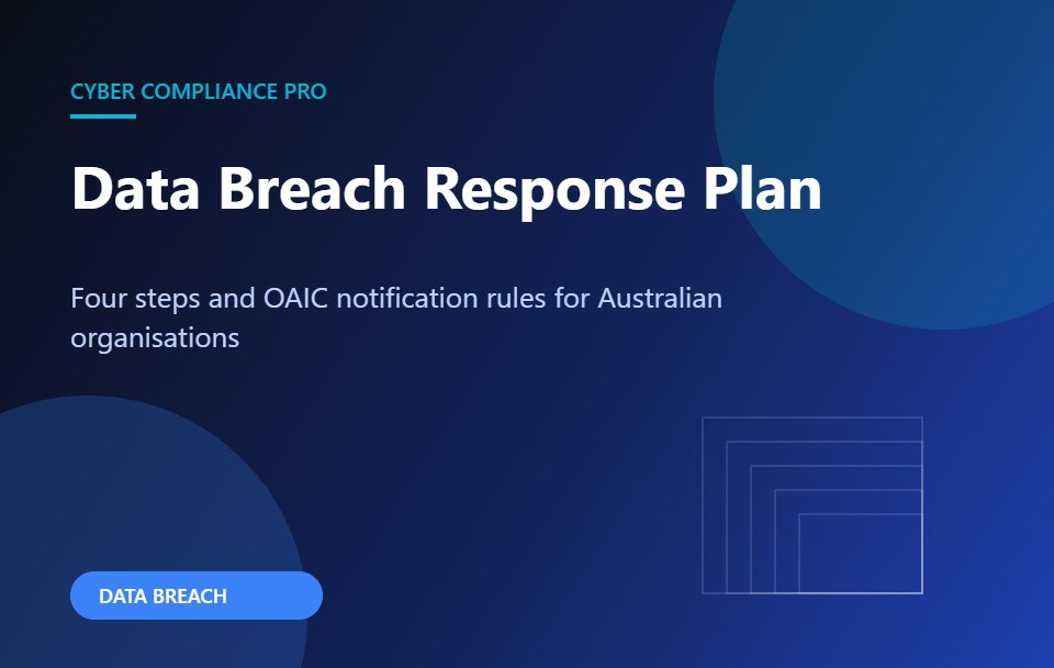 Data breach response plan guide for Australian organisations